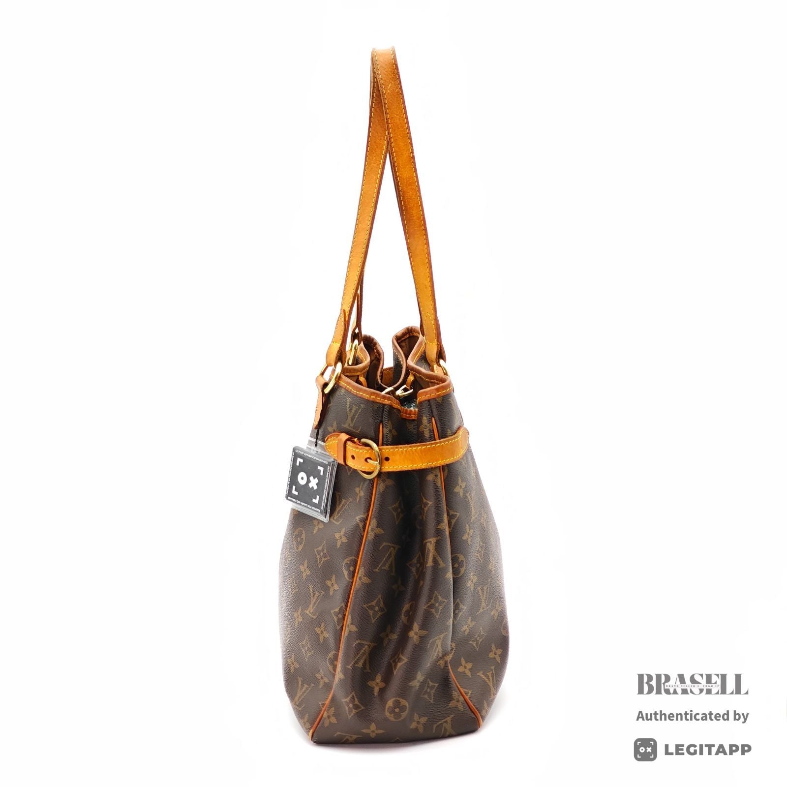 LOUIS VUITTON Monogram Batignolles M51153 Tote Bag Brown Women'【ImportFeeFREE】