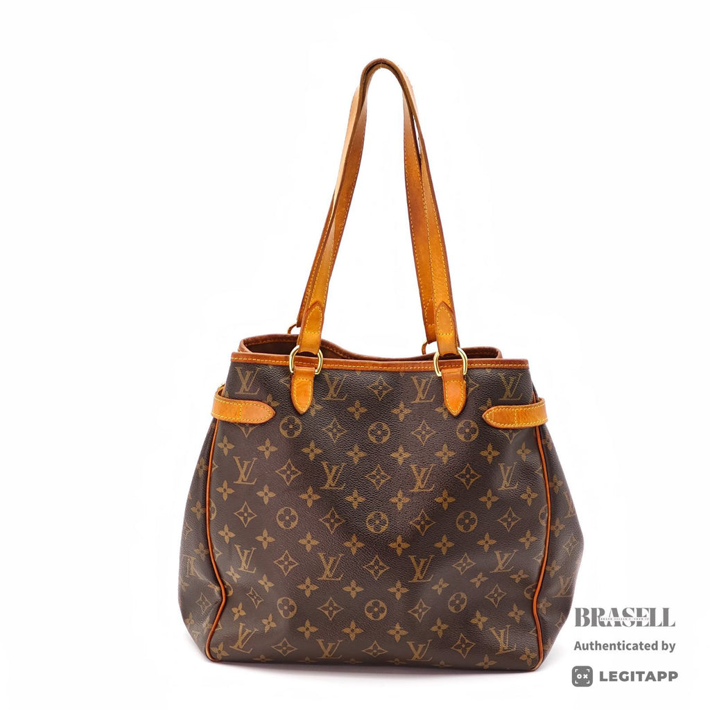LOUIS VUITTON Monogram Batignolles M51153 Tote Bag Brown Women'【ImportFeeFREE】
