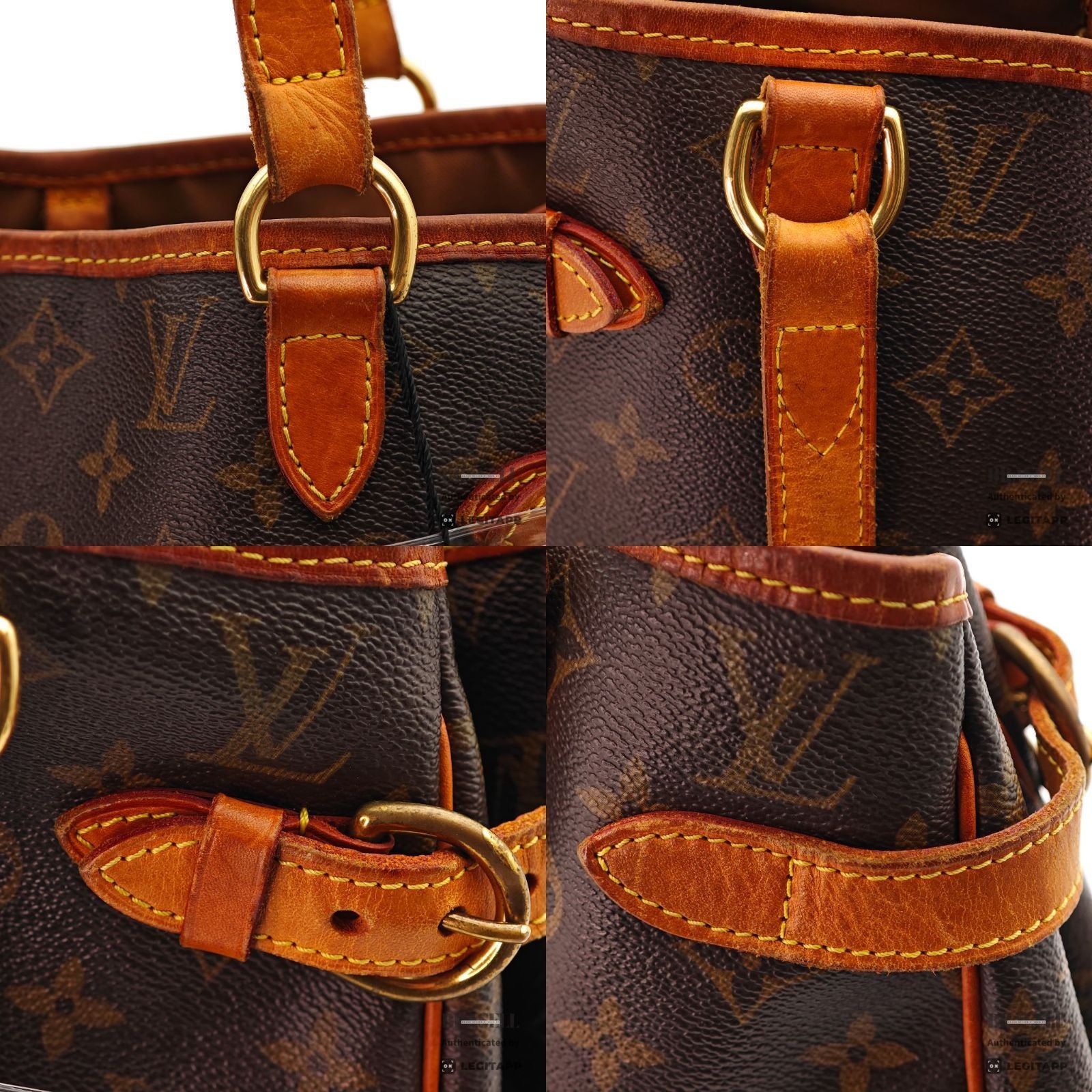 LOUIS VUITTON Monogram Batignolles M51153 Tote Bag Brown Women'【ImportFeeFREE】