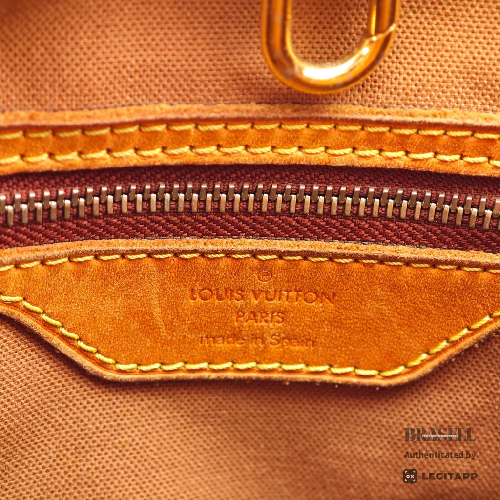 LOUIS VUITTON Monogram Batignolles M51153 Tote Bag Brown Women'【ImportFeeFREE】