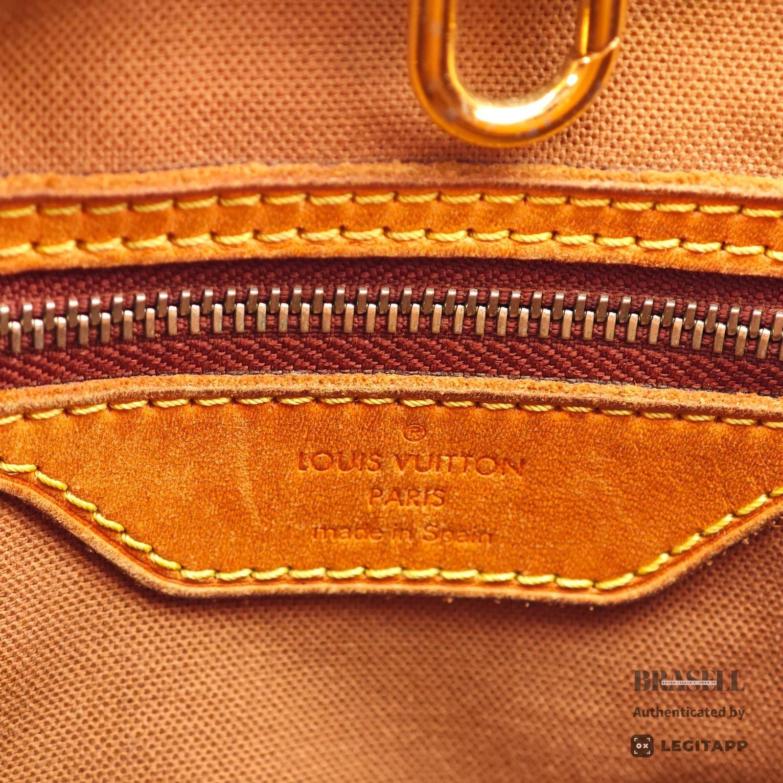 LOUIS VUITTON Monogram Batignolles M51153 Tote Bag Brown Women'【ImportFeeFREE】