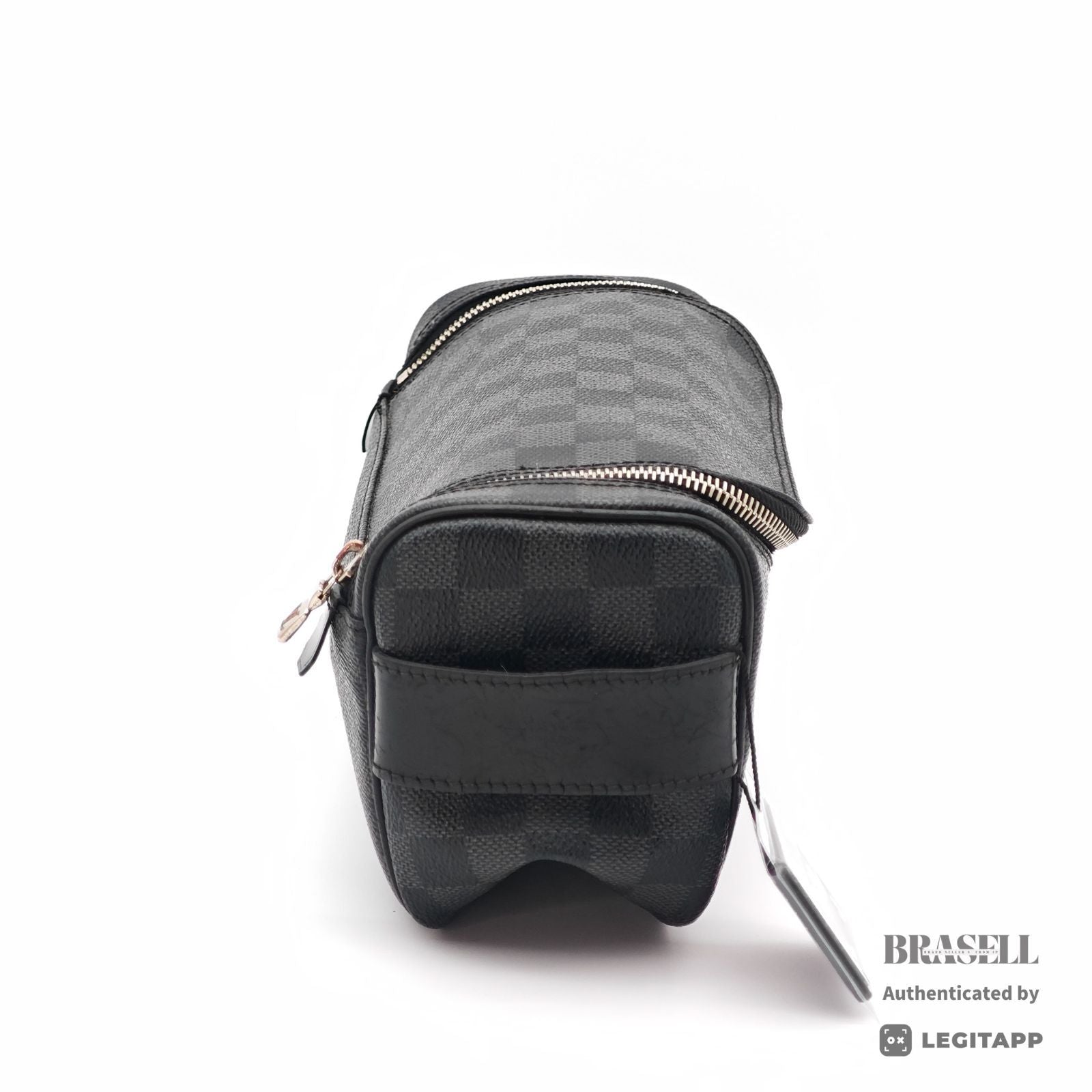 LOUIS VUITTON Damier Graphite Toiletry Bag N47625 【ImportFeeFREE】