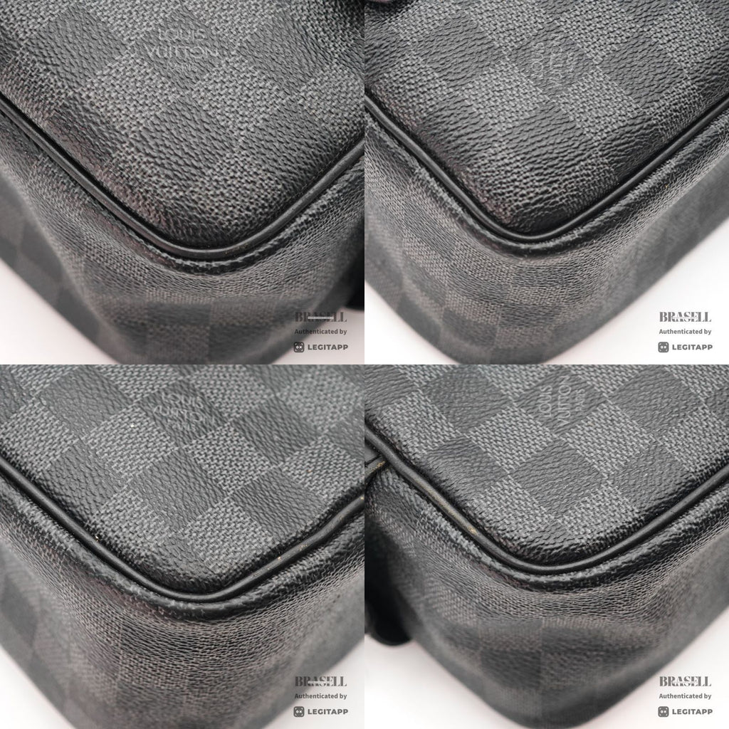 LOUIS VUITTON Damier Graphite Toiletry Bag N47625 【ImportFeeFREE】