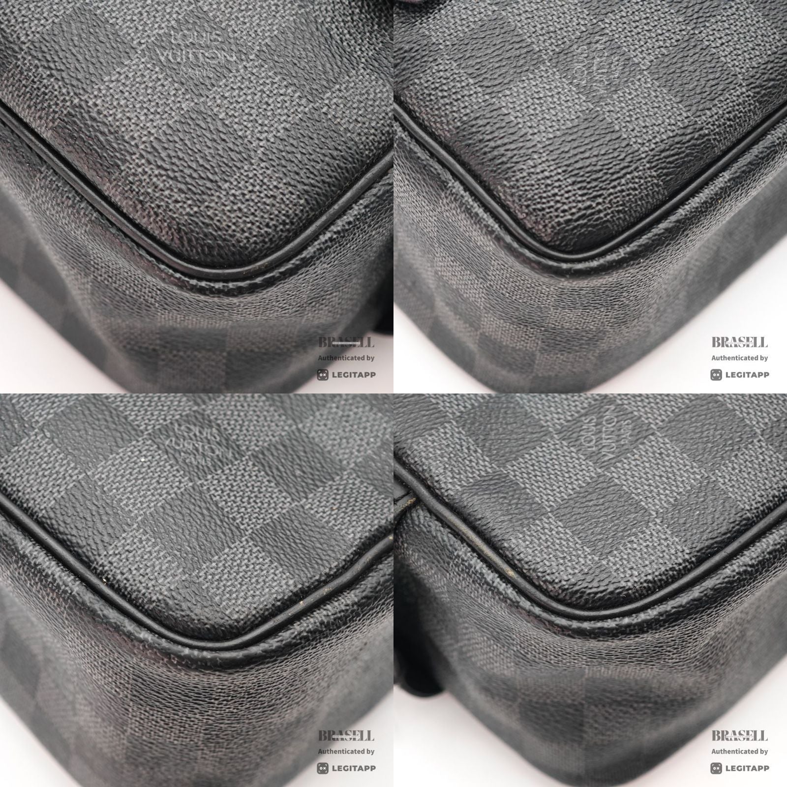 LOUIS VUITTON Damier Graphite Toiletry Bag N47625 【ImportFeeFREE】