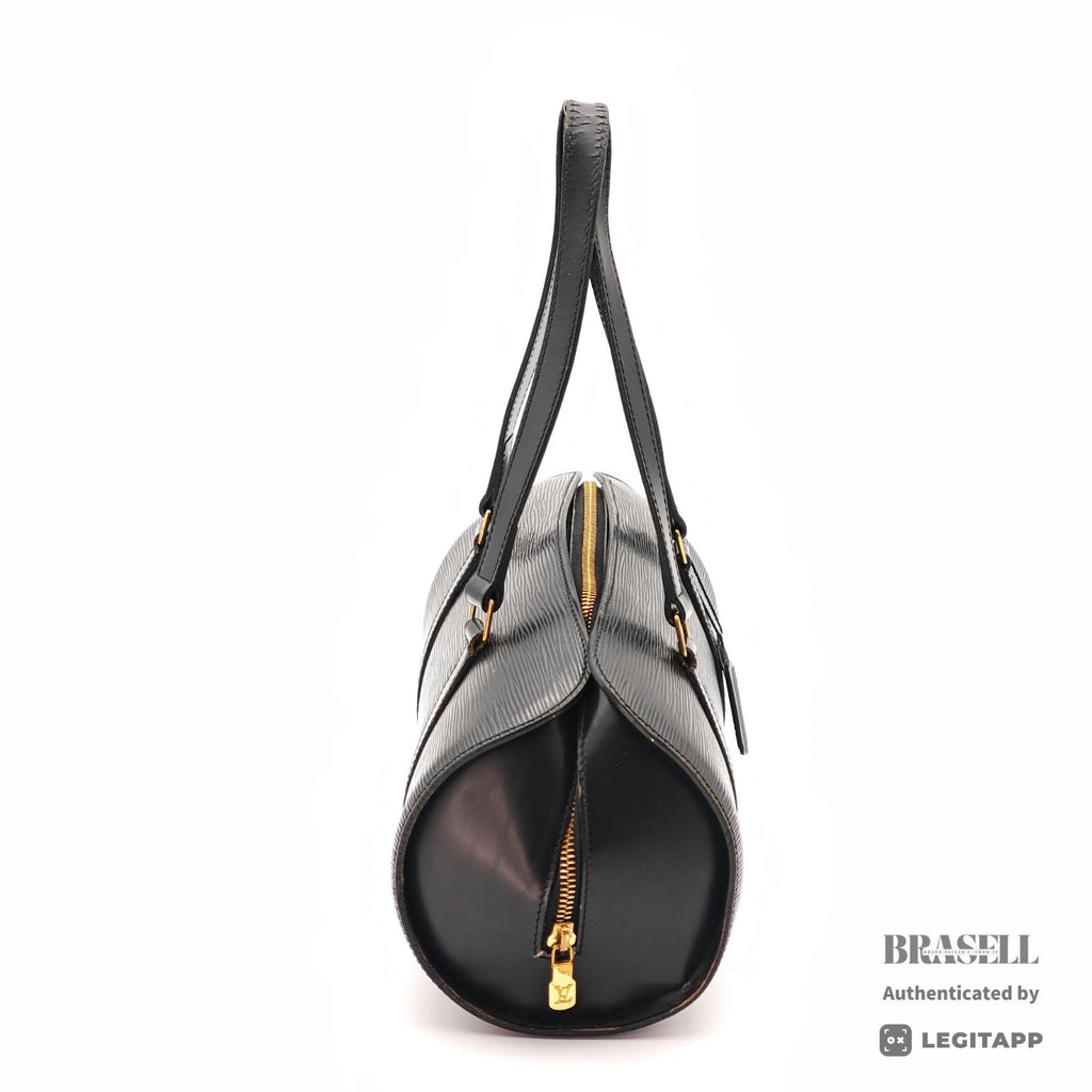 LOUIS VUITTON Epi Soufflot M52222 Handbag Black with Dust Bag【ImportFeeFREE】
