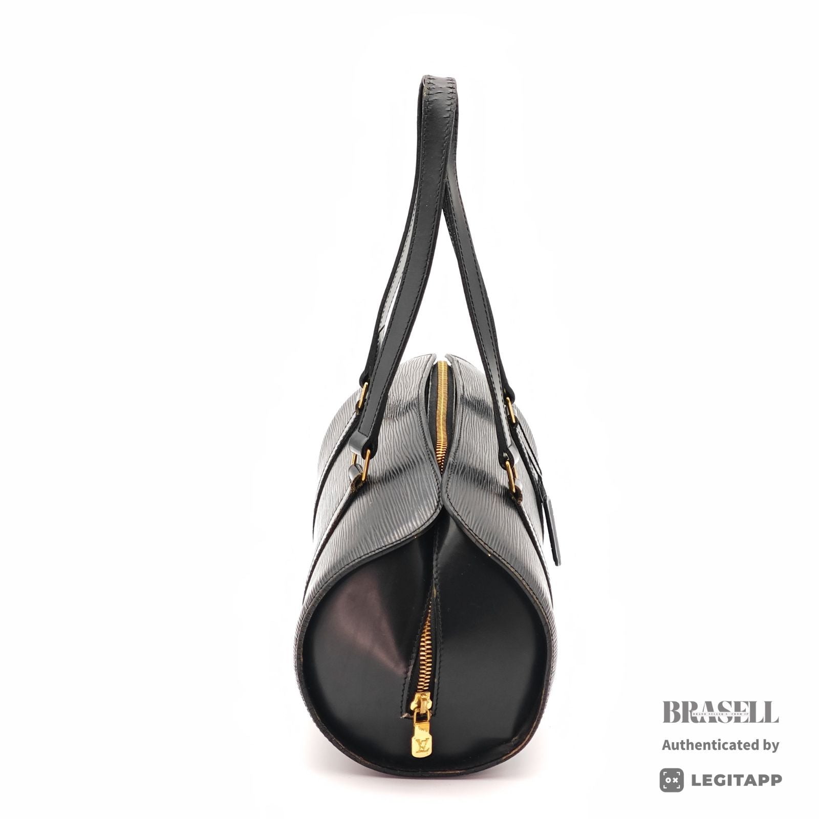LOUIS VUITTON Epi Soufflot M52222 Handbag Black with Dust Bag【ImportFeeFREE】