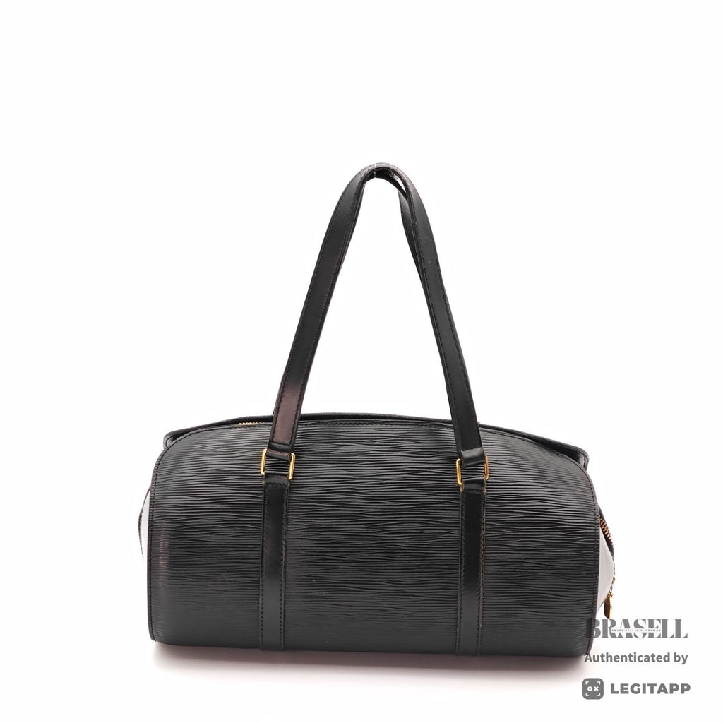 LOUIS VUITTON Epi Soufflot M52222 Handbag Black with Dust Bag【ImportFeeFREE】