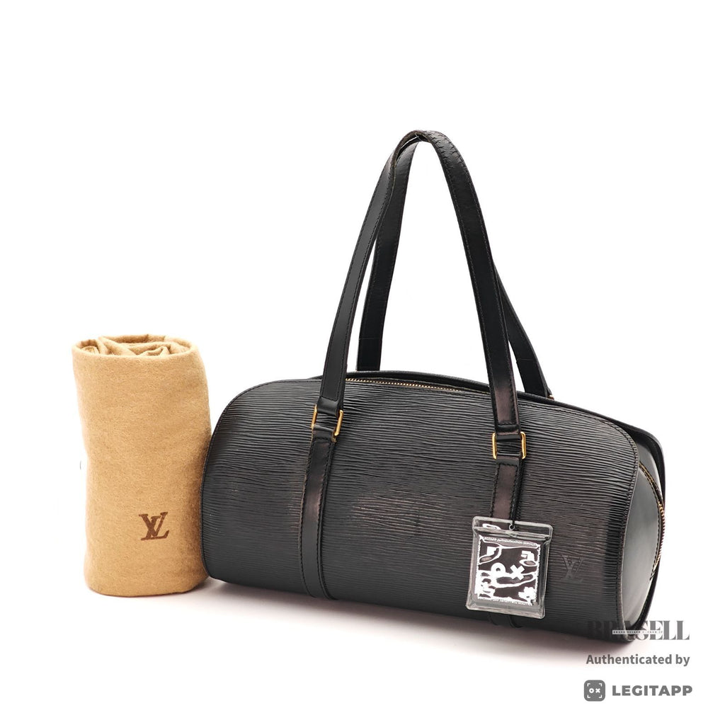 LOUIS VUITTON Epi Soufflot M52222 Handbag Black with Dust Bag【ImportFeeFREE】