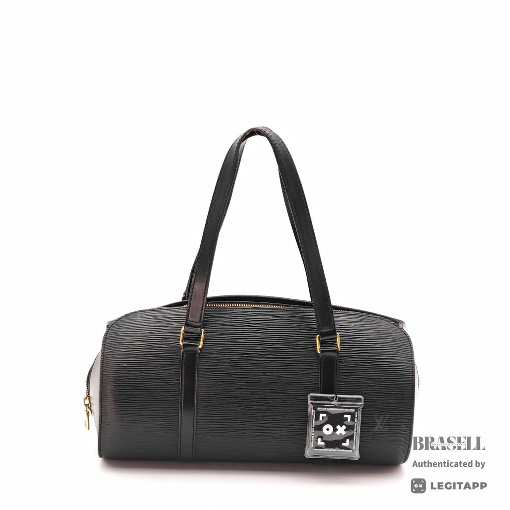 LOUIS VUITTON Epi Soufflot M52222 Handbag Black with Dust Bag【ImportFeeFREE】
