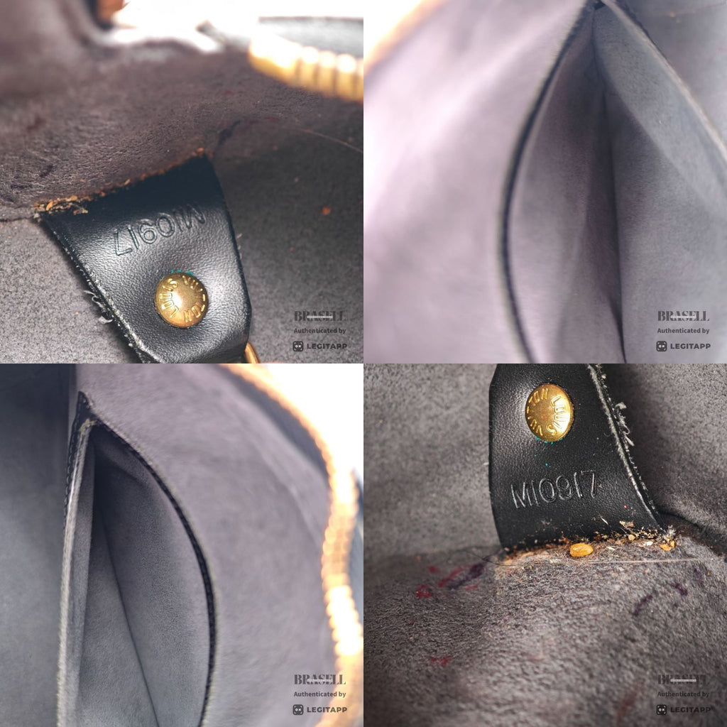 LOUIS VUITTON Epi Soufflot M52222 Handbag Black with Dust Bag【ImportFeeFREE】