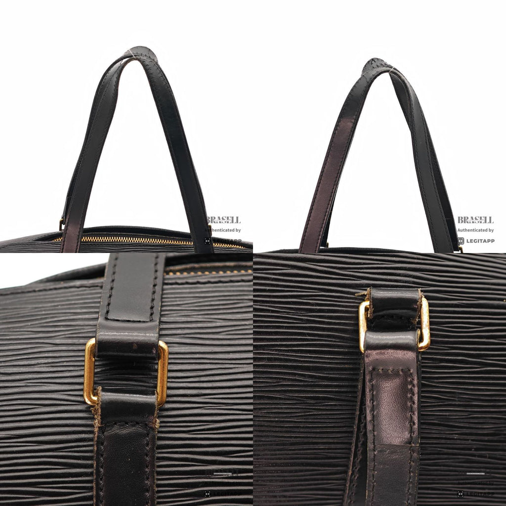 LOUIS VUITTON Epi Soufflot M52222 Handbag Black with Dust Bag【ImportFeeFREE】