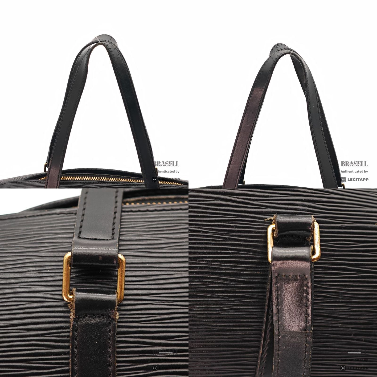 LOUIS VUITTON Epi Soufflot M52222 Handbag Black with Dust Bag【ImportFeeFREE】