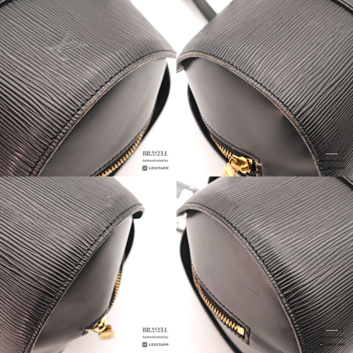 LOUIS VUITTON Epi Soufflot M52222 Handbag Black with Dust Bag【ImportFeeFREE】