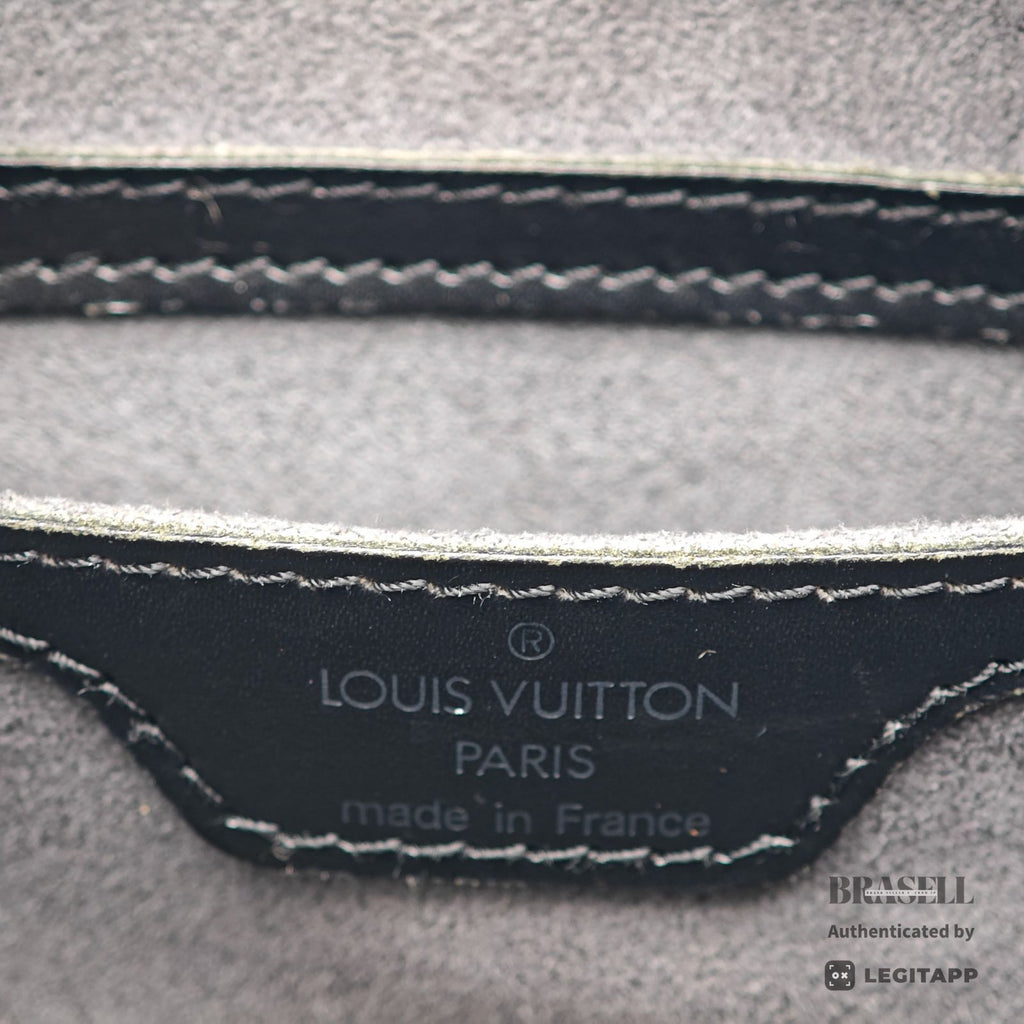 LOUIS VUITTON Epi Soufflot M52222 Handbag Black with Dust Bag【ImportFeeFREE】