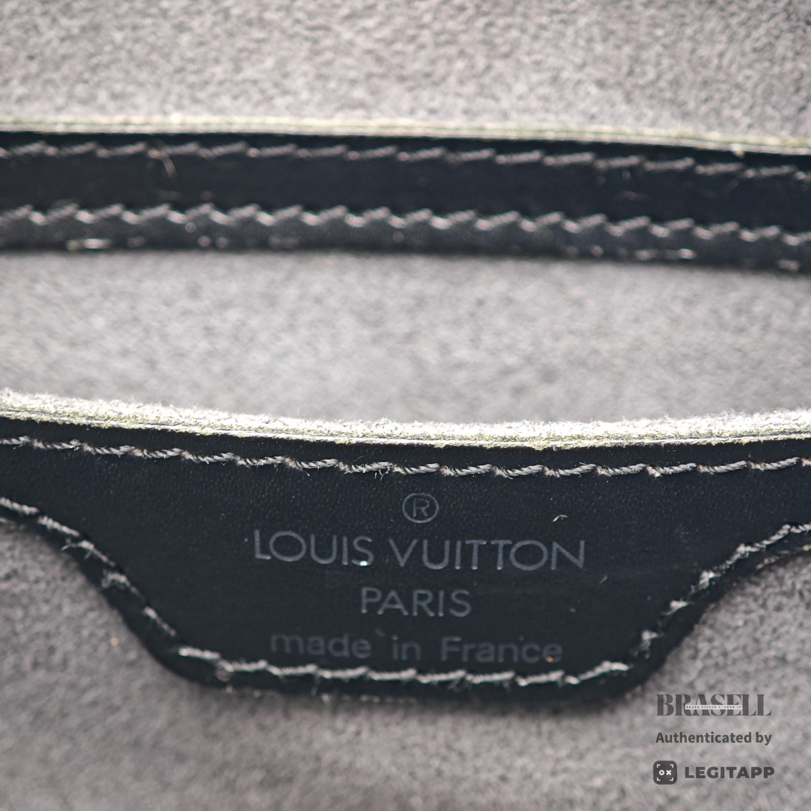 LOUIS VUITTON Epi Soufflot M52222 Handbag Black with Dust Bag【ImportFeeFREE】
