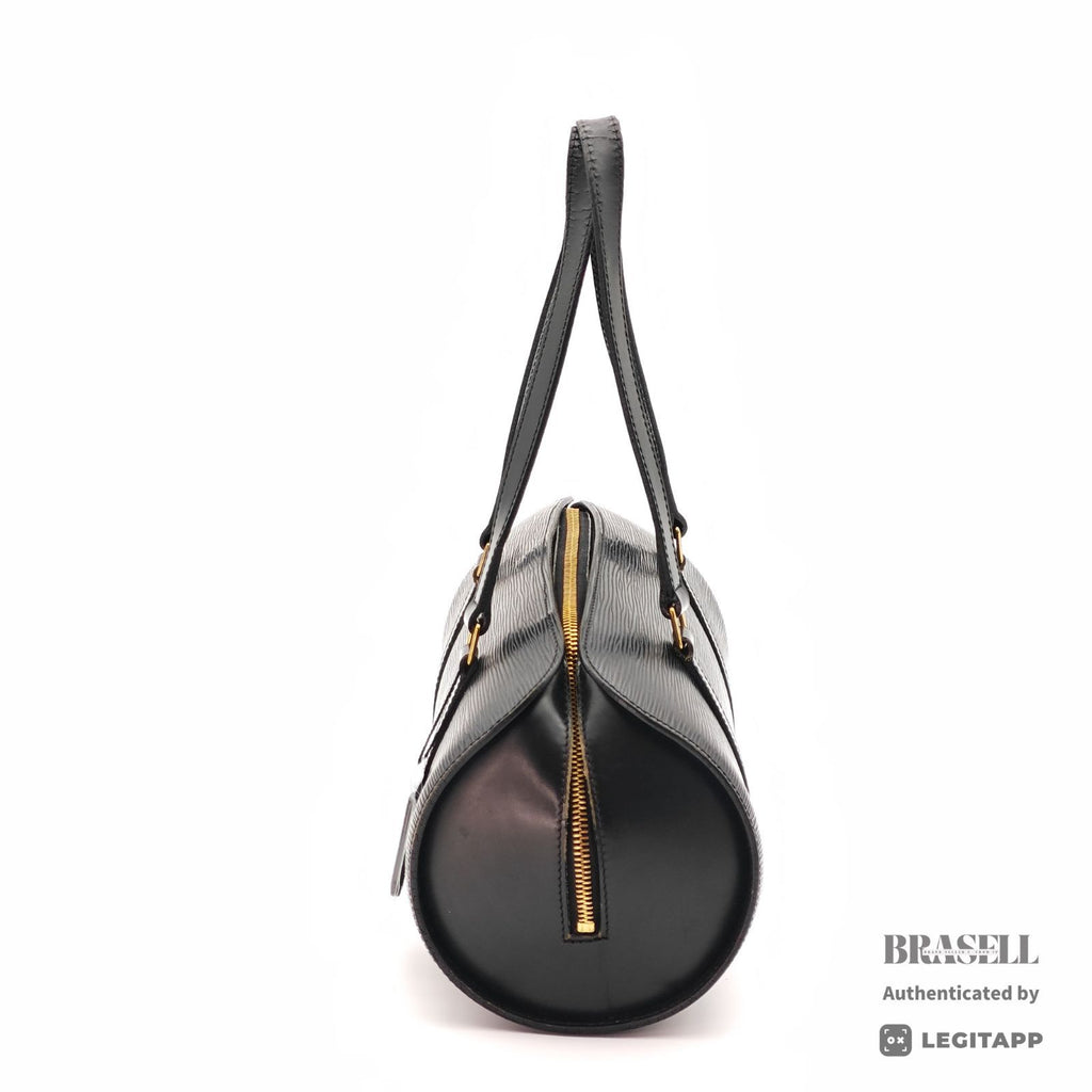 LOUIS VUITTON Epi Soufflot M52222 Handbag Black with Dust Bag【ImportFeeFREE】