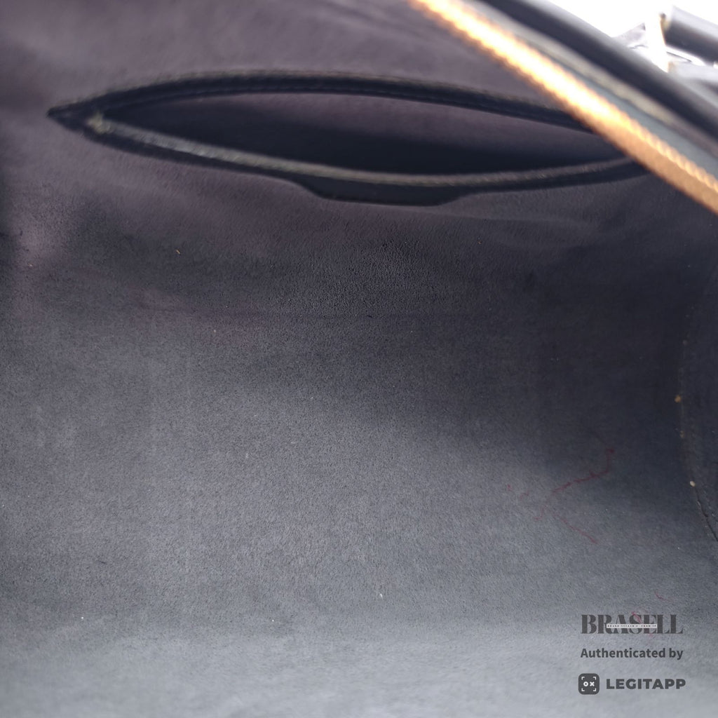 LOUIS VUITTON Epi Soufflot M52222 Handbag Black with Dust Bag【ImportFeeFREE】