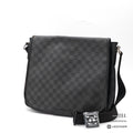 LOUIS VUITTON Damier Graphite Daniel MM N58029 Shoulder Bag【ImportFeeFREE】