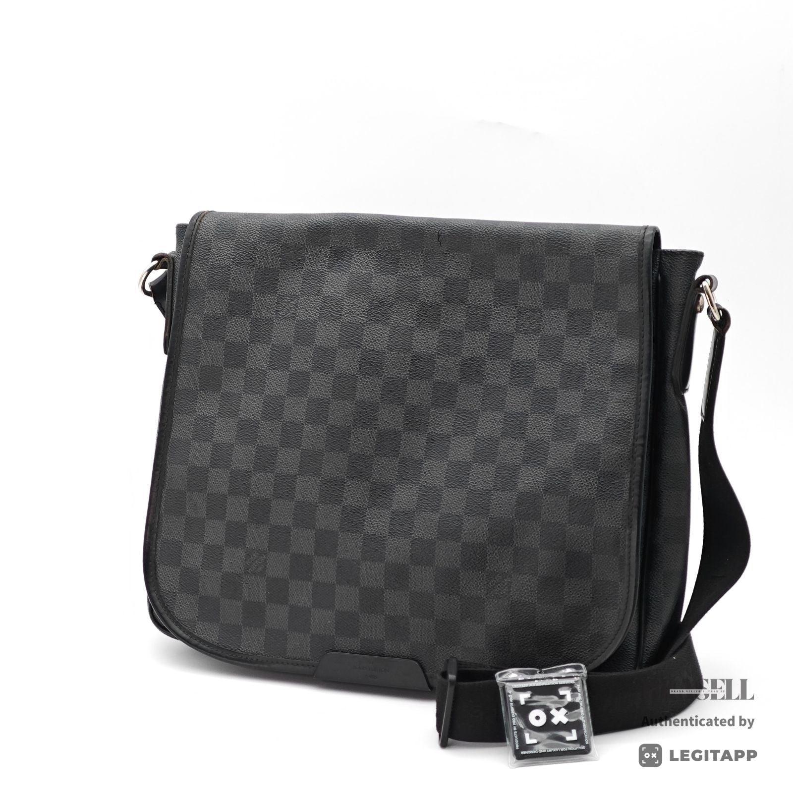 LOUIS VUITTON Damier Graphite Daniel MM N58029 Shoulder Bag【ImportFeeFREE】