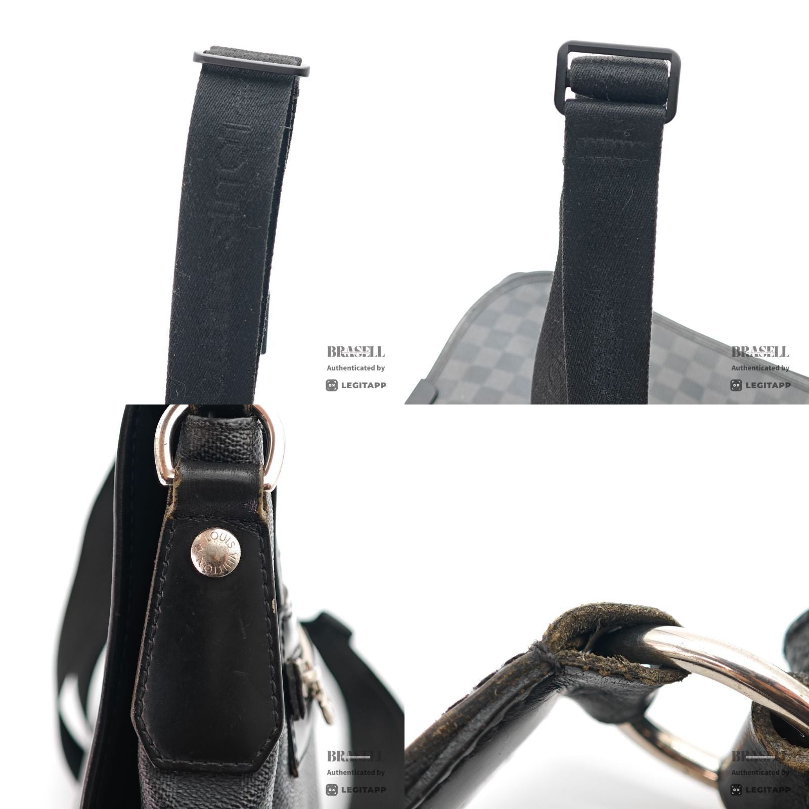 LOUIS VUITTON Damier Graphite Daniel MM N58029 Shoulder Bag【ImportFeeFREE】