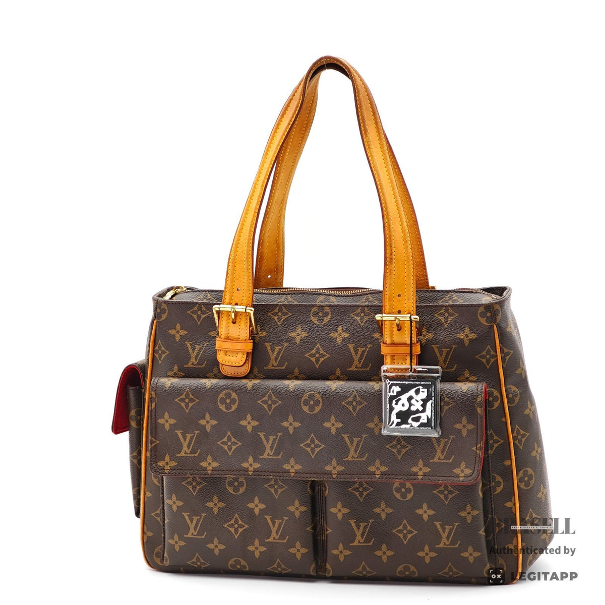 LOUIS VUITTON Monogram MultipliCit M51162 Handbag Brown Women'【ImportFeeFREE】