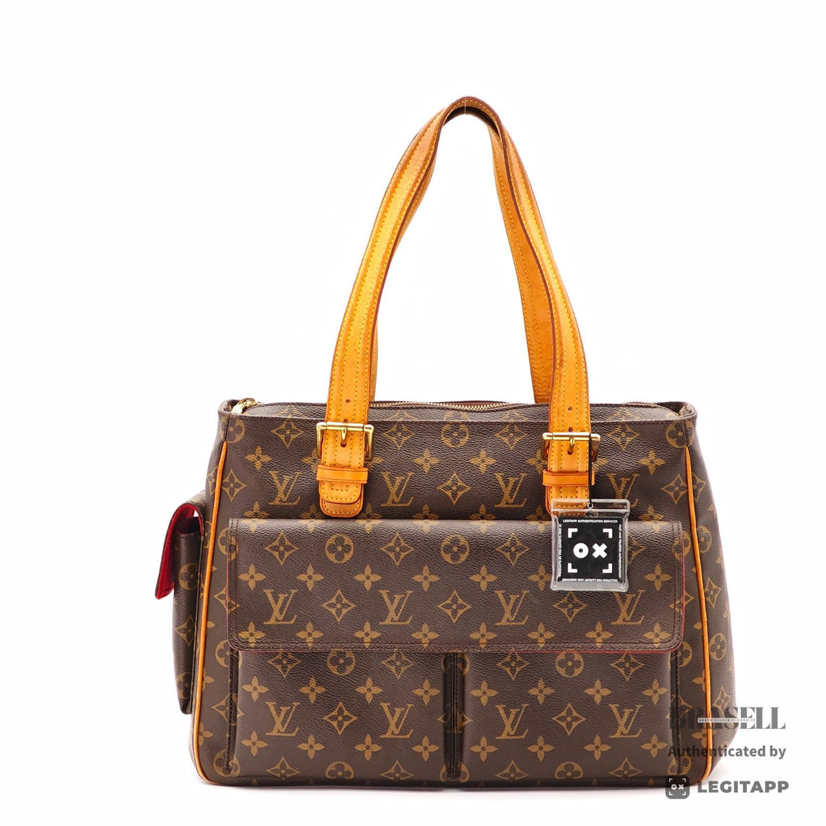 LOUIS VUITTON Monogram MultipliCit M51162 Handbag Brown Women'【ImportFeeFREE】