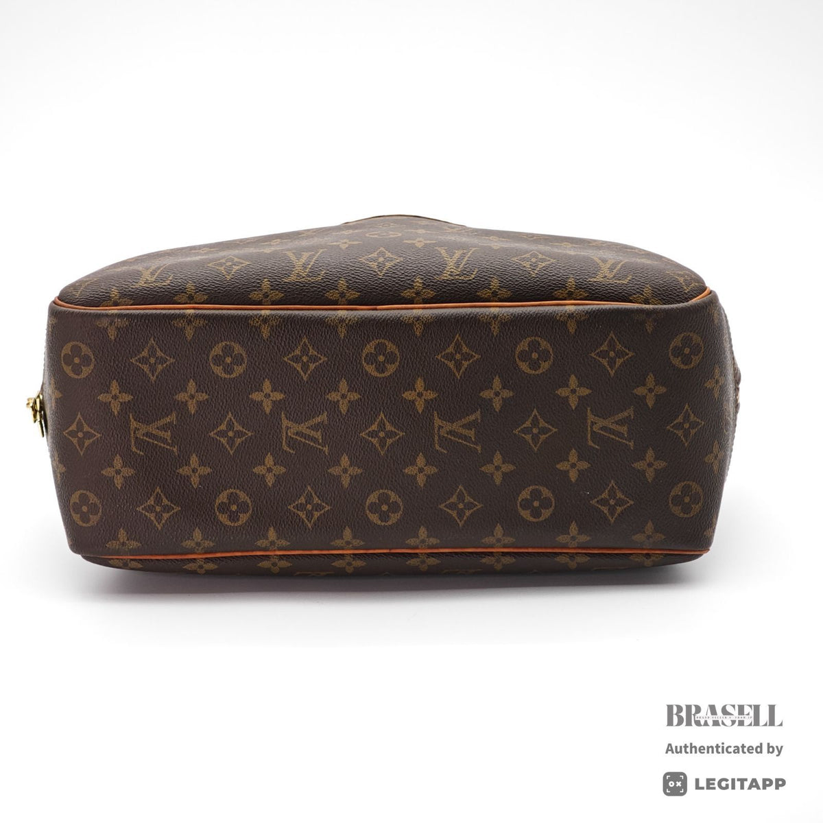 LOUIS VUITTON Deauville Monogram Canvas Brown Hand Bag M47270 【ImportFeeFREE】