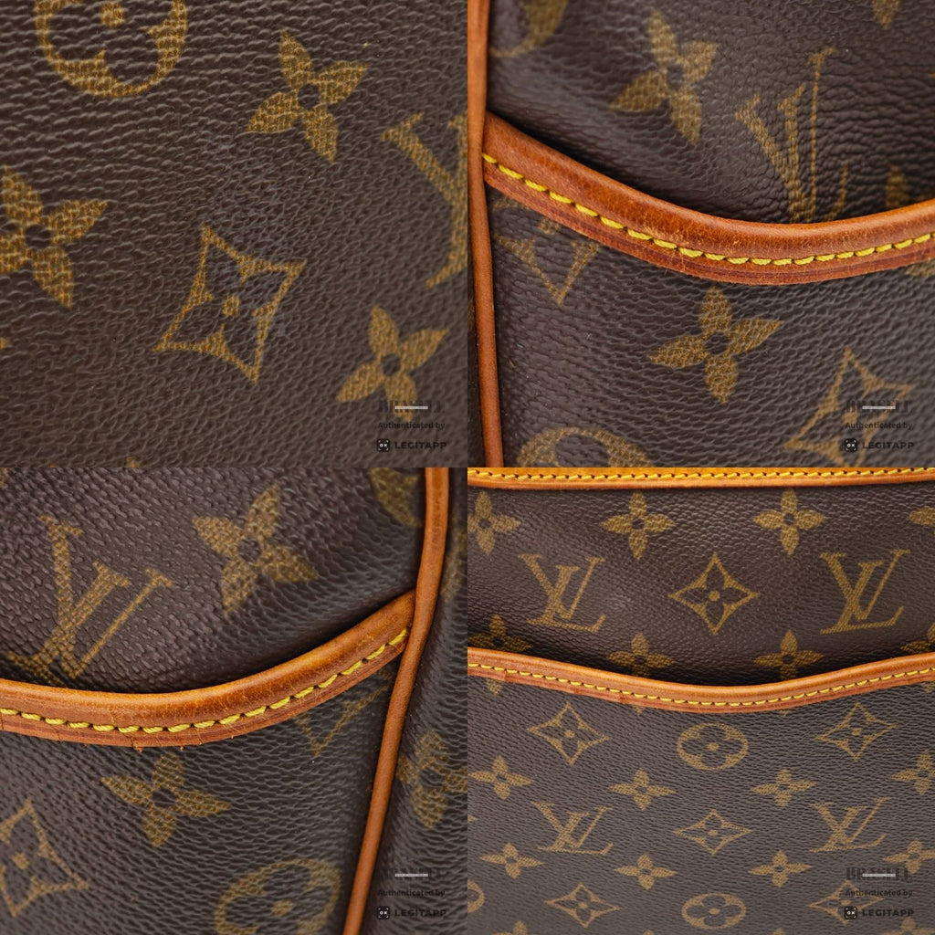 LOUIS VUITTON Deauville Monogram Canvas Brown Hand Bag M47270 【ImportFeeFREE】