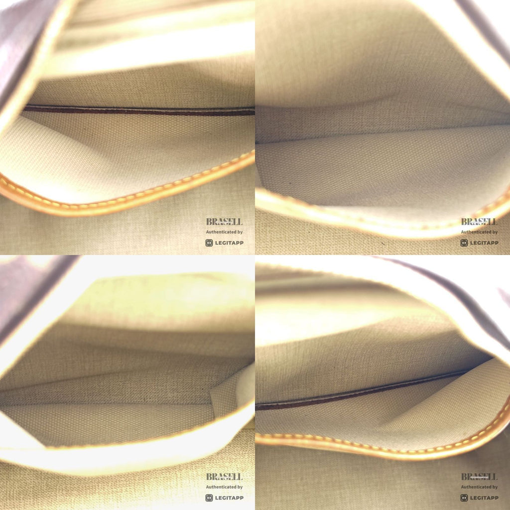 LOUIS VUITTON Deauville Monogram Canvas Brown Hand Bag M47270 【ImportFeeFREE】