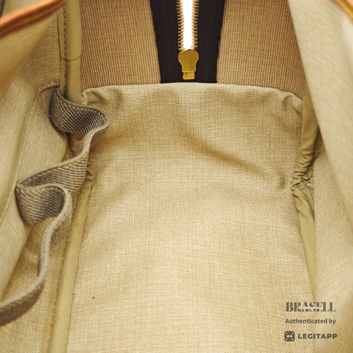 LOUIS VUITTON Deauville Monogram Canvas Brown Hand Bag M47270 【ImportFeeFREE】
