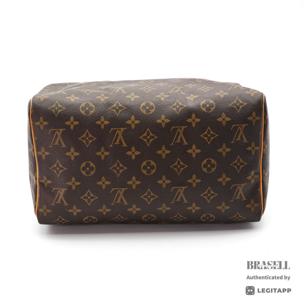 LOUIS VUITTON Speedy 30 Handbag Monogram Canvas Brown M41108 【ImportFeeFREE】