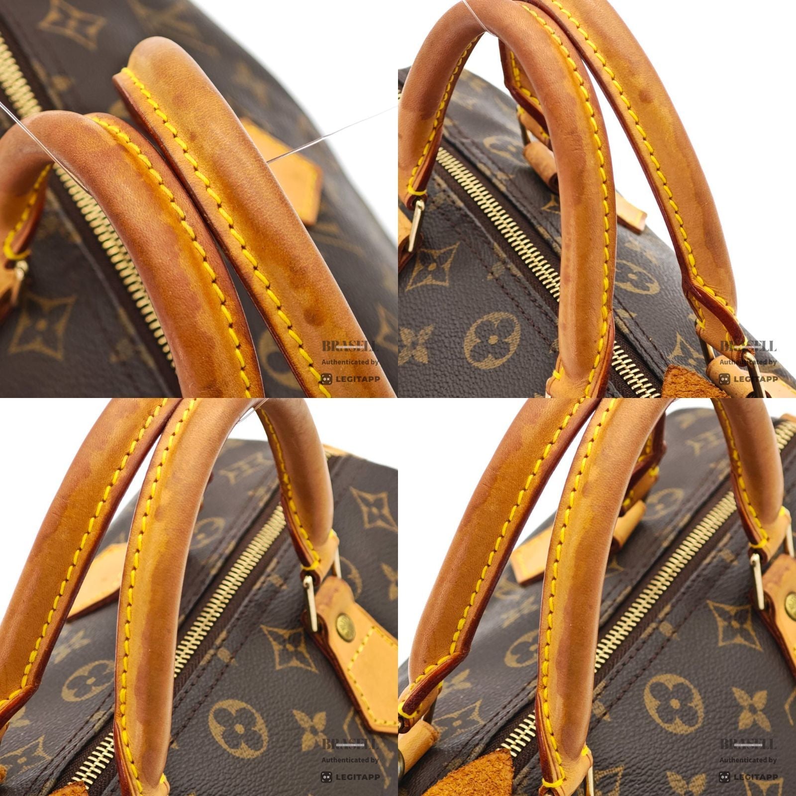 LOUIS VUITTON Speedy 30 Handbag Monogram Canvas Brown M41108 【ImportFeeFREE】