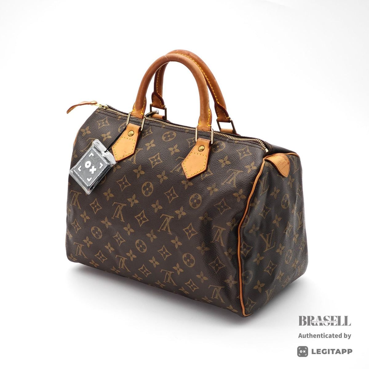 LOUIS VUITTON Speedy 30 Handbag Monogram Canvas Brown M41108 【ImportFeeFREE】