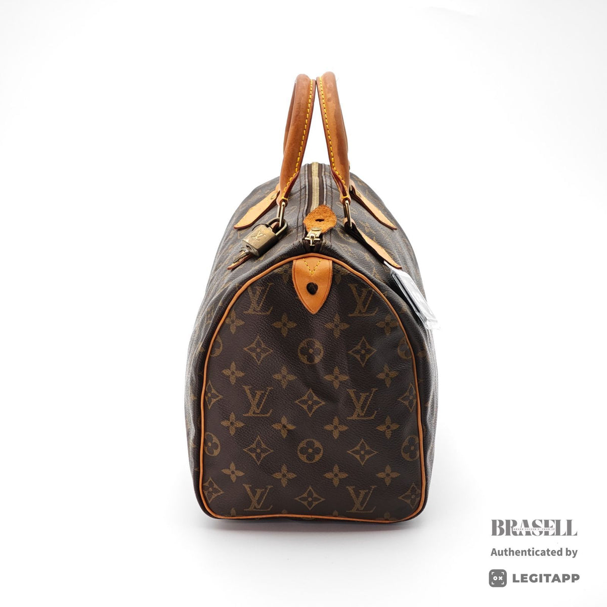 LOUIS VUITTON Speedy 30 Handbag Monogram Canvas Brown M41108 【ImportFeeFREE】
