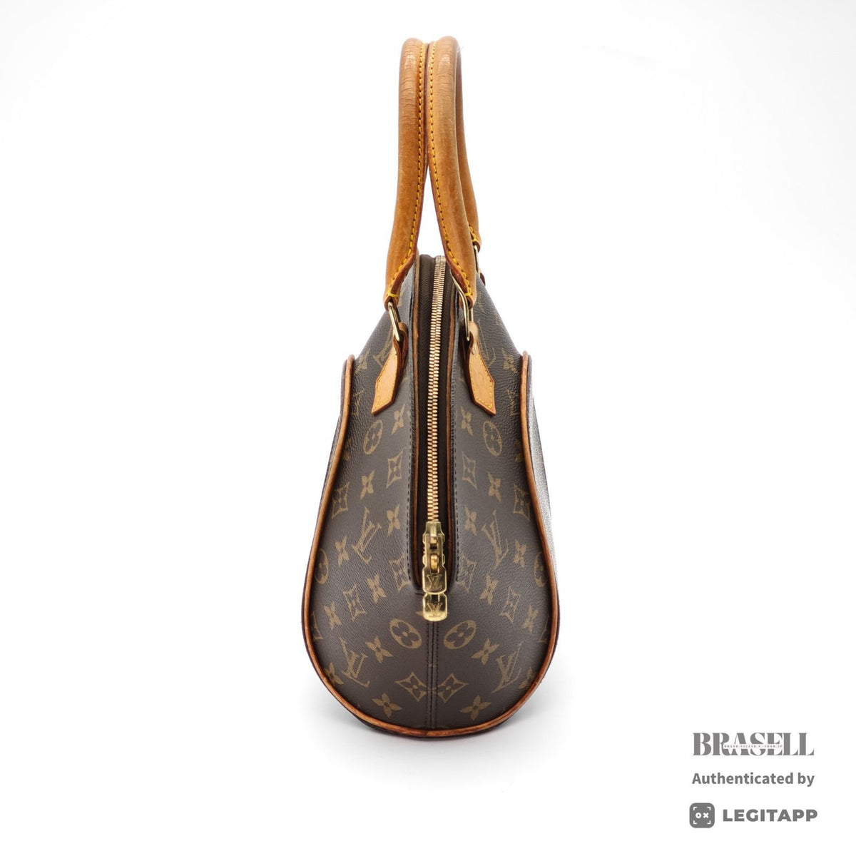 LOUIS VUITTON Ellipse PM Monogram Canvas Brown Handbag M51127 【ImportFeeFREE】