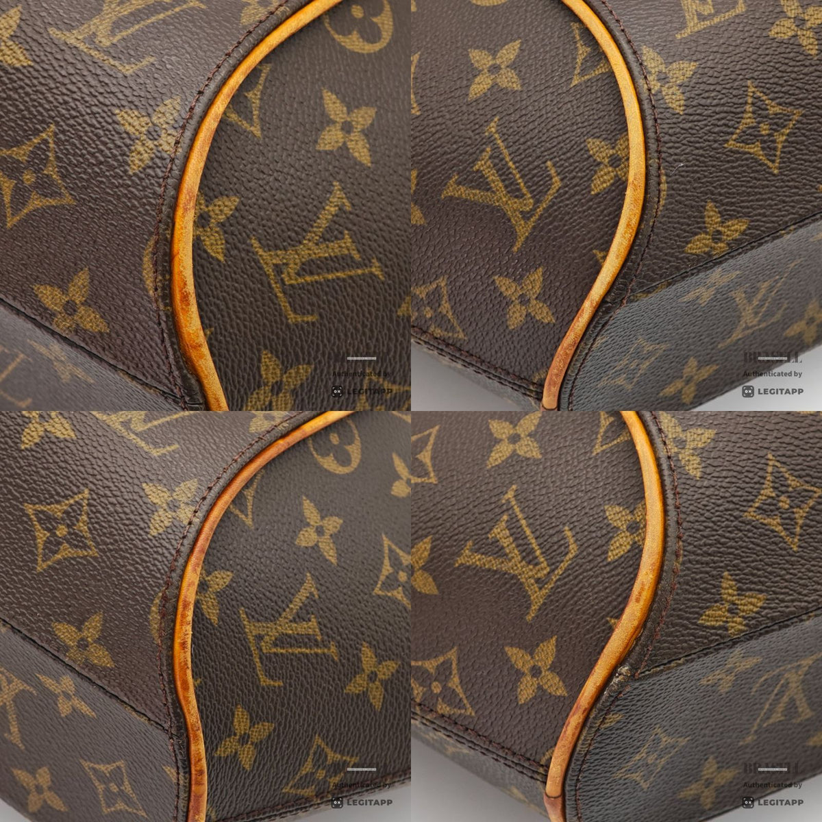 LOUIS VUITTON Ellipse PM Monogram Canvas Brown Handbag M51127 【ImportFeeFREE】