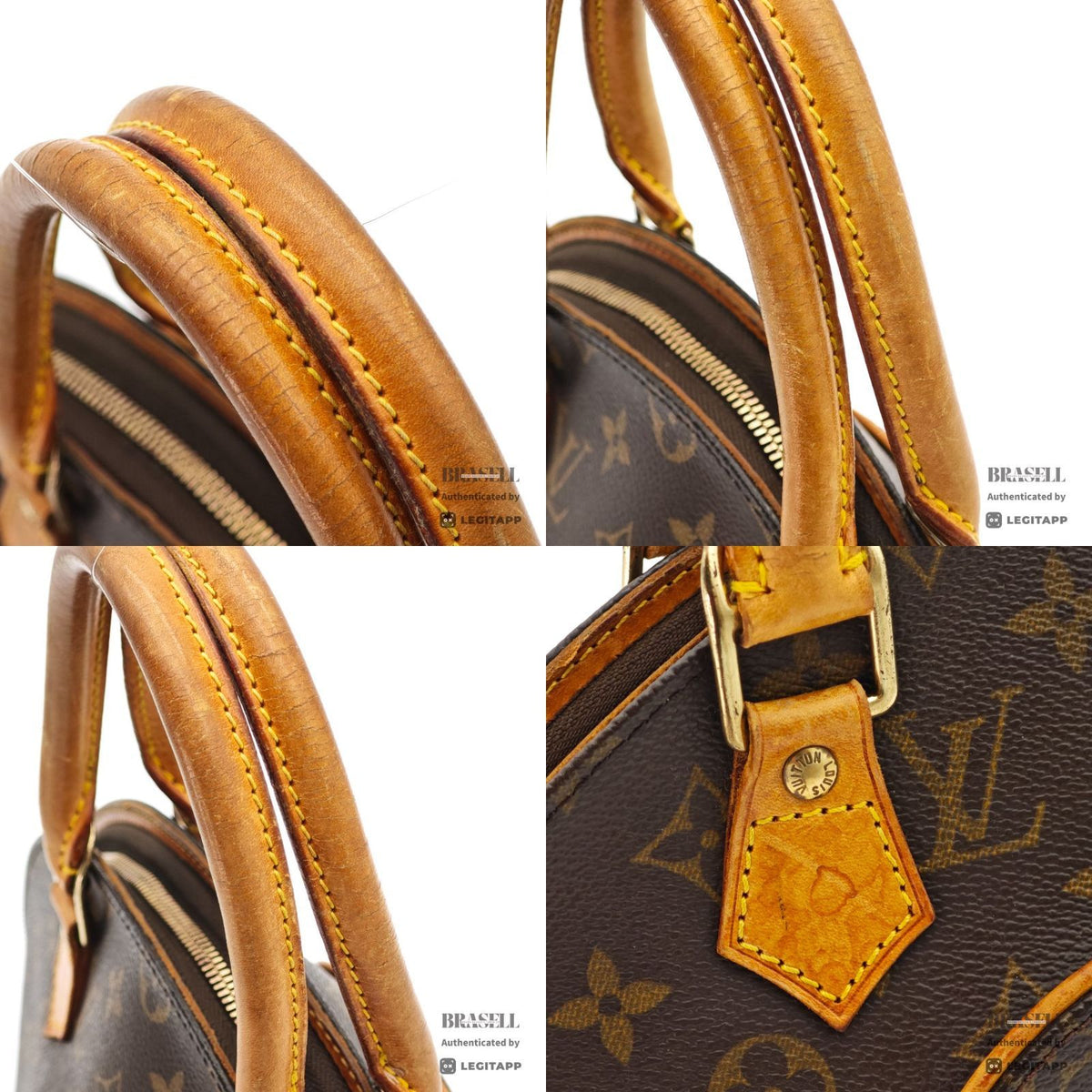 LOUIS VUITTON Ellipse PM Monogram Canvas Brown Handbag M51127 【ImportFeeFREE】