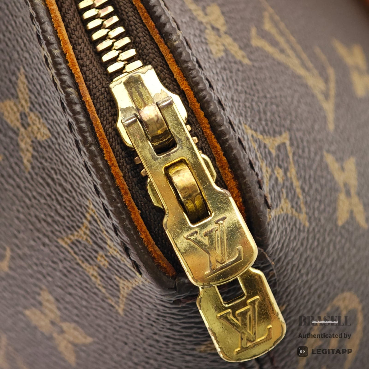LOUIS VUITTON Ellipse PM Monogram Canvas Brown Handbag M51127 【ImportFeeFREE】