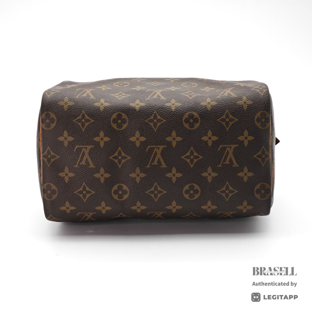 LOUIS VUITTON Speedy 25 M41528 Hand Bag Monogram Canvas Brown 【ImportFeeFREE】