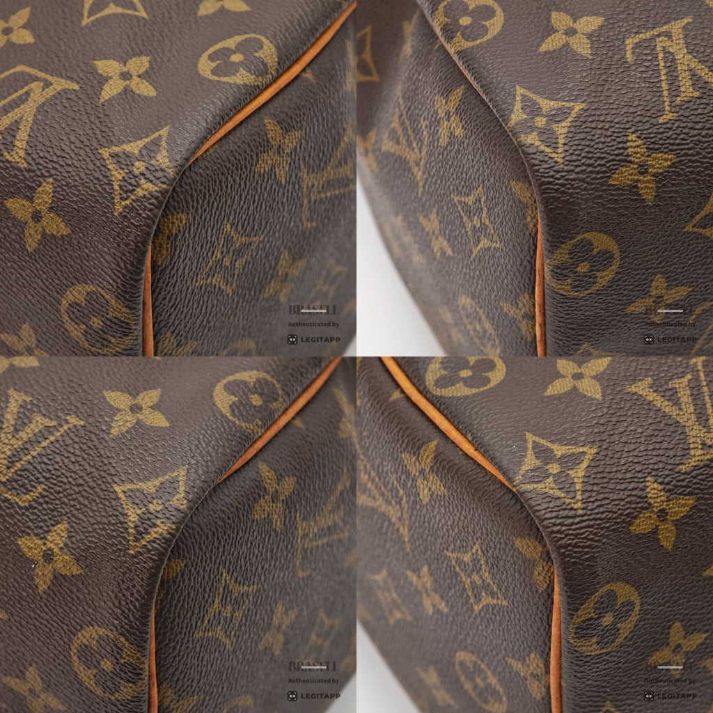 LOUIS VUITTON Speedy 25 M41528 Hand Bag Monogram Canvas Brown 【ImportFeeFREE】