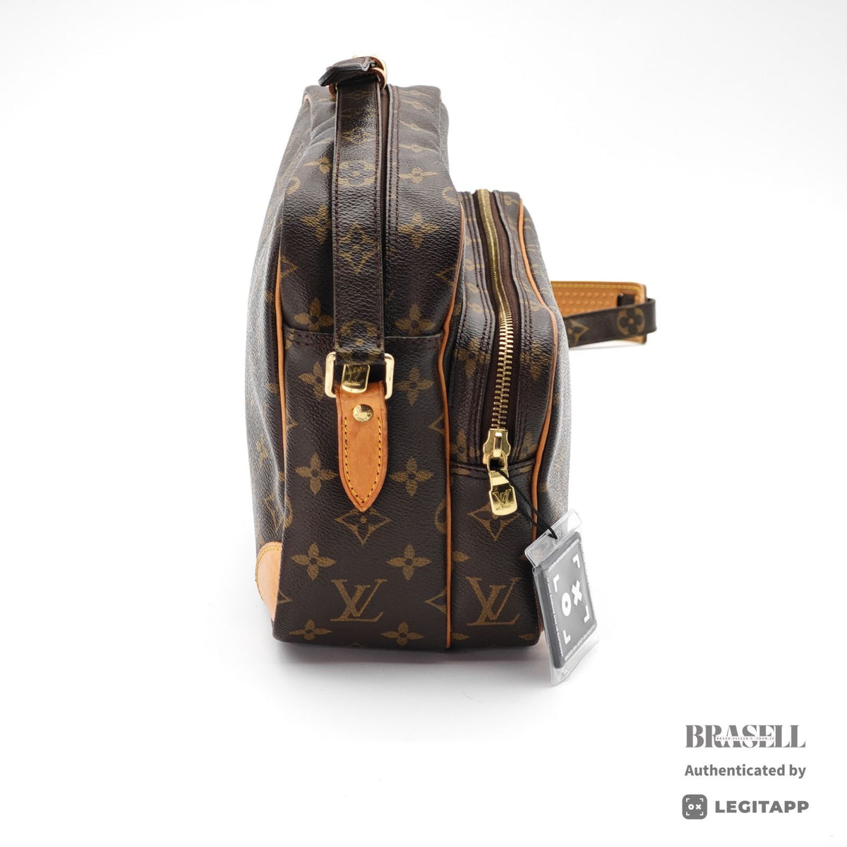 LOUIS VUITTON Nil Monogram Canvas Brown Shoulder Bag M45244 【ImportFeeFREE】