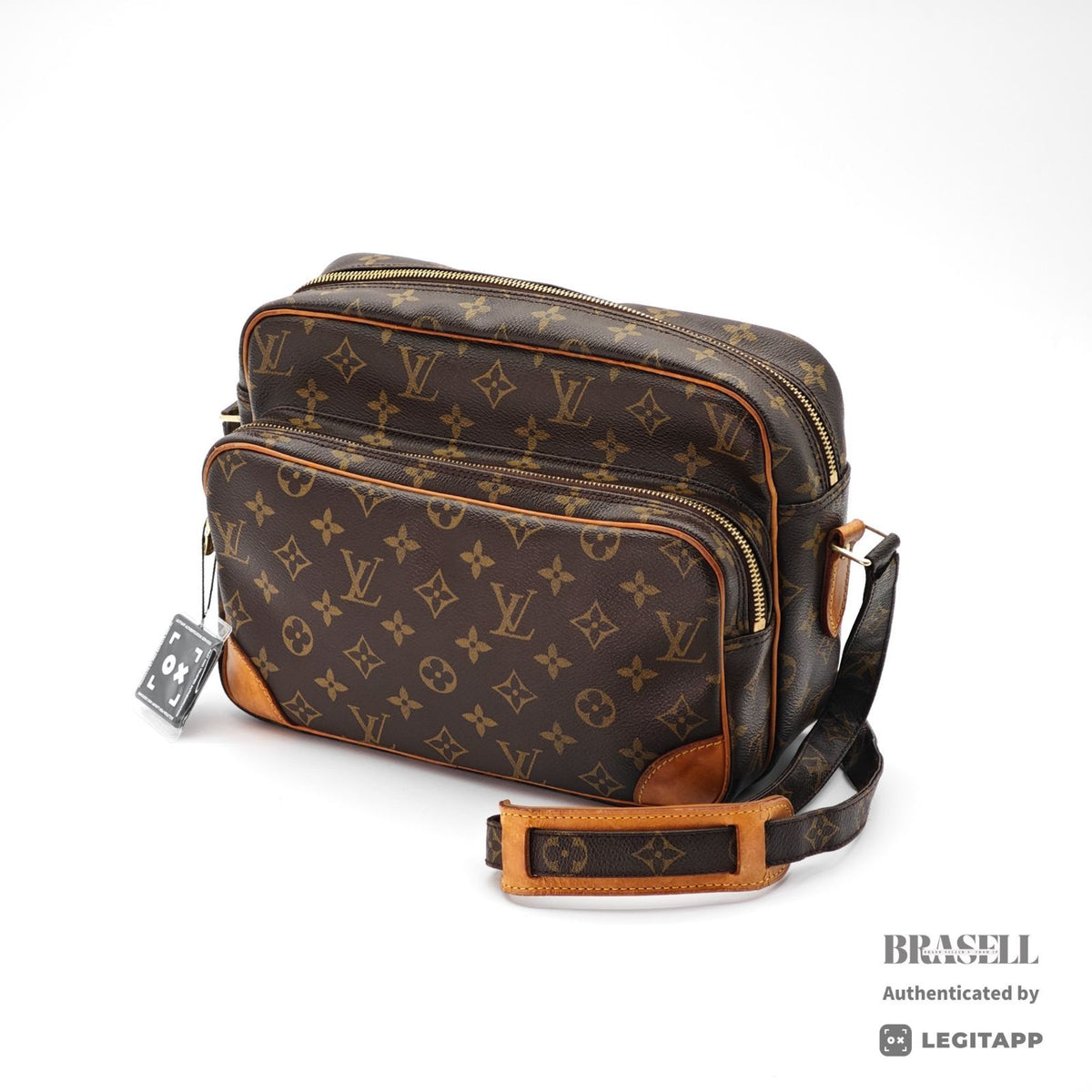 LOUIS VUITTON Nil Monogram Canvas Brown Shoulder Bag M45244 【ImportFeeFREE】