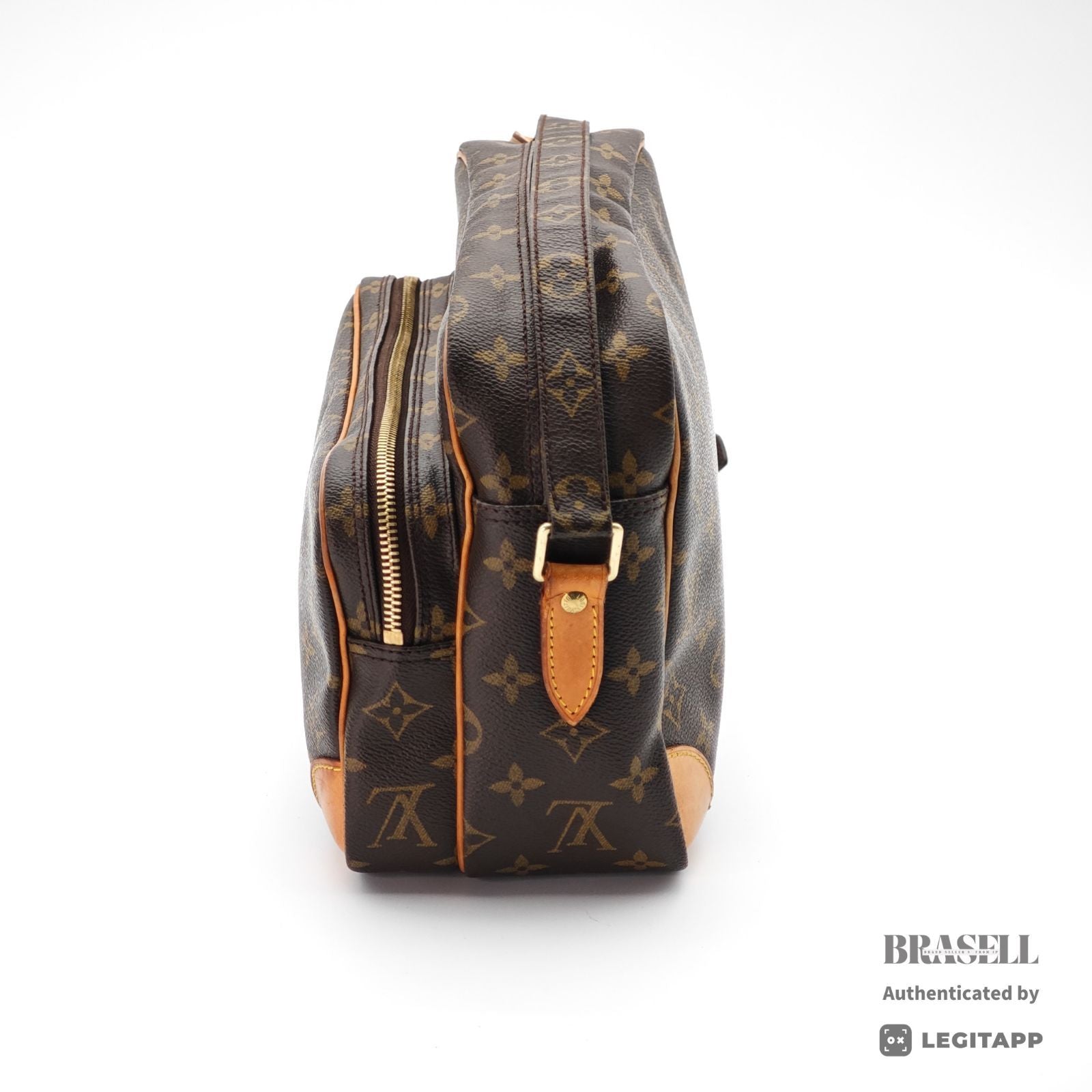 LOUIS VUITTON Nil Monogram Canvas Brown Shoulder Bag M45244 【ImportFeeFREE】