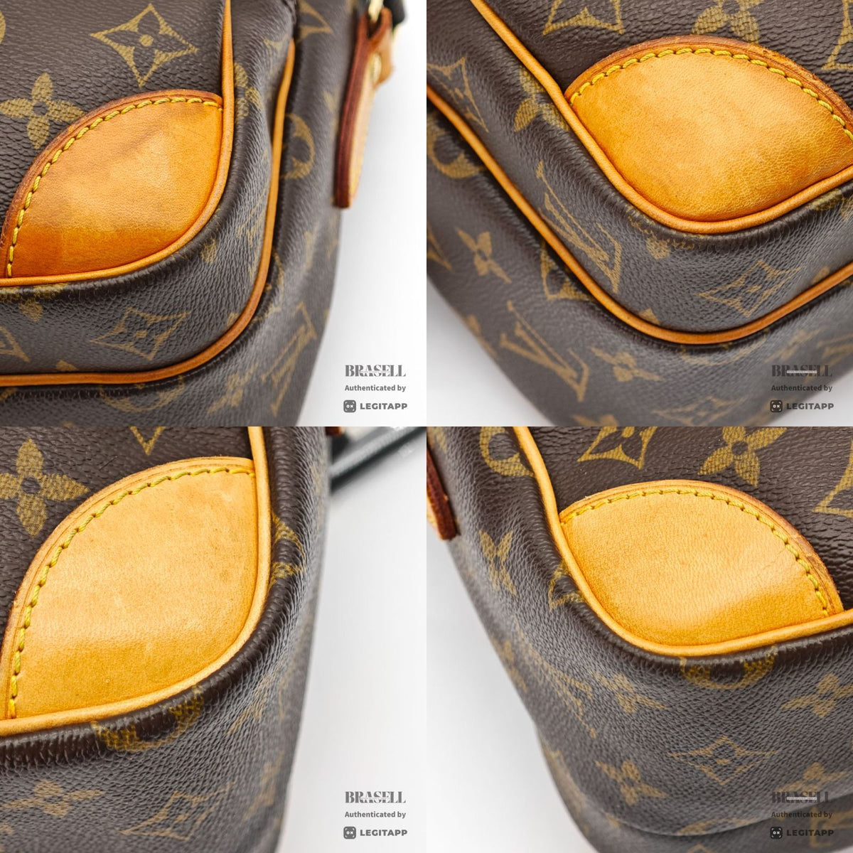 LOUIS VUITTON Nil Monogram Canvas Brown Shoulder Bag M45244 【ImportFeeFREE】