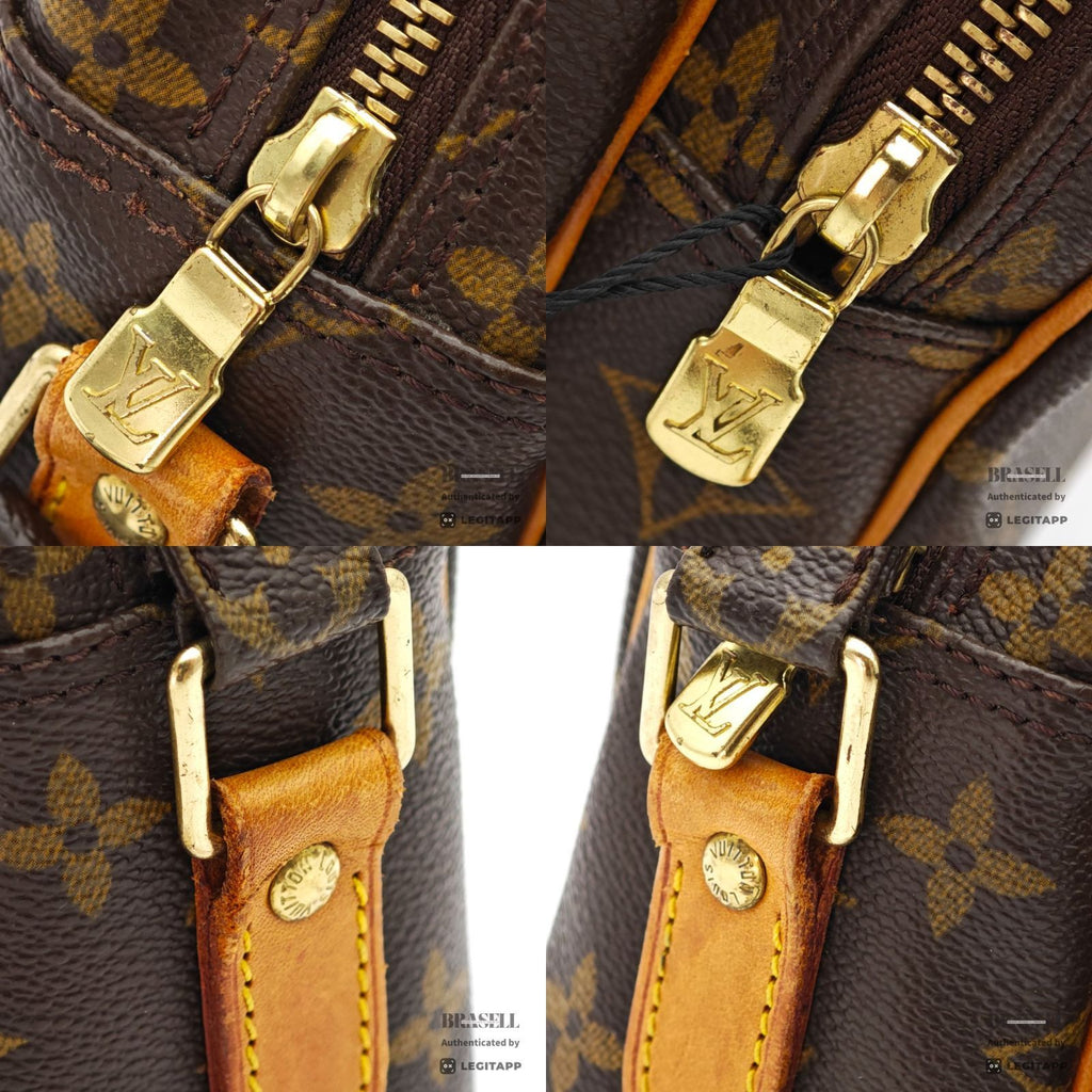 LOUIS VUITTON Nil Monogram Canvas Brown Shoulder Bag M45244 【ImportFeeFREE】