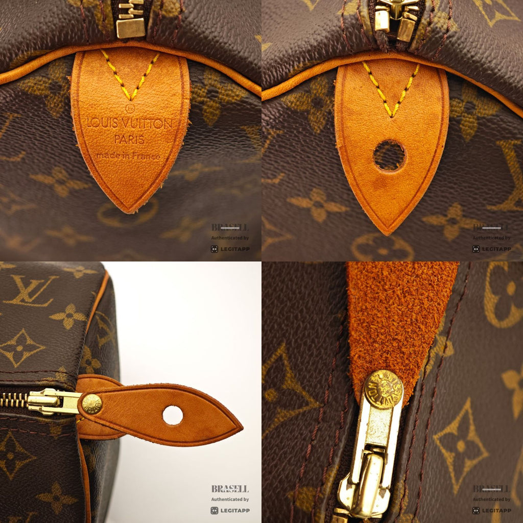 LOUIS VUITTON Speedy 30 M41108 Hand Bag Monogram Canvas Brown 【ImportFeeFREE】