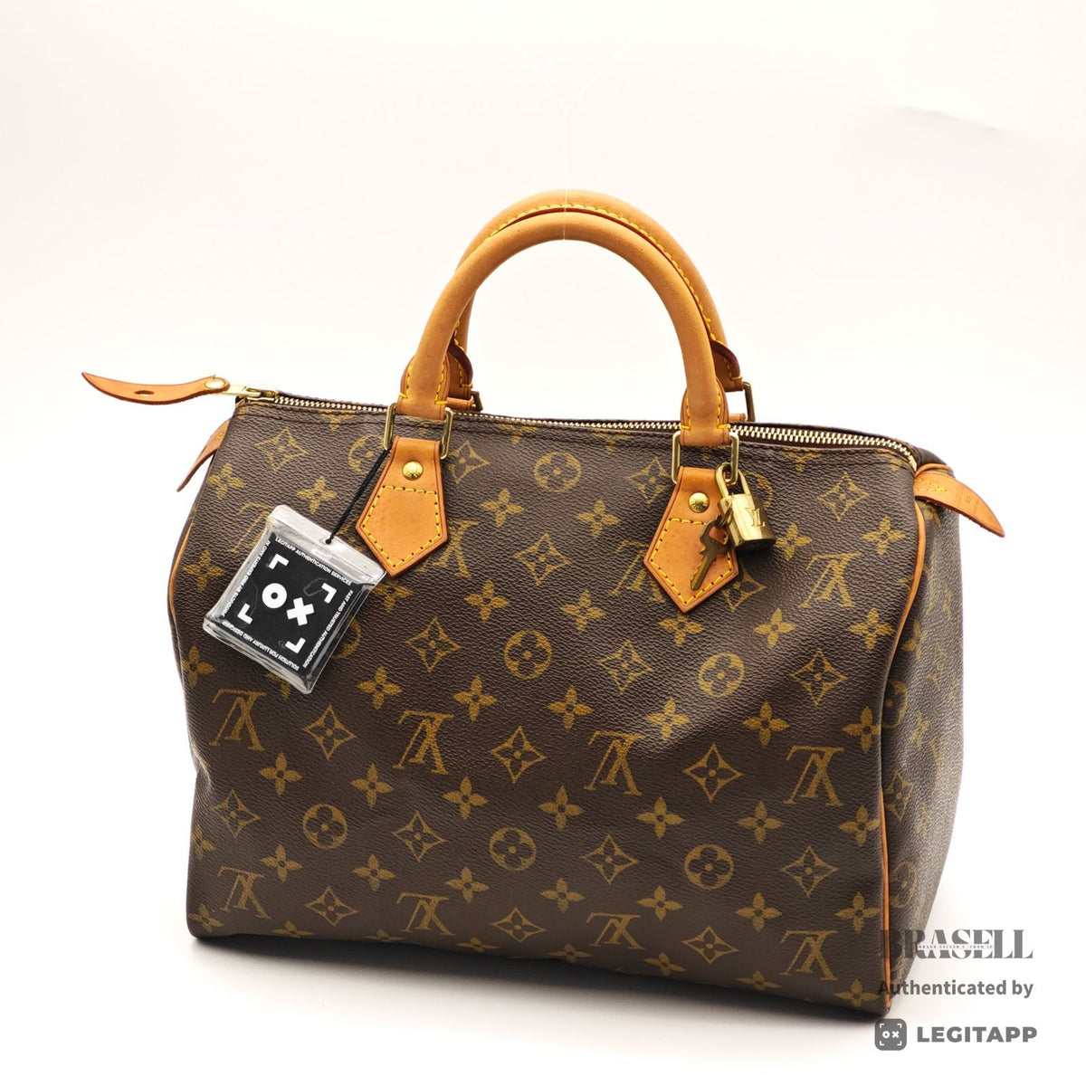 LOUIS VUITTON Speedy 30 M41108 Hand Bag Monogram Canvas Brown 【ImportFeeFREE】