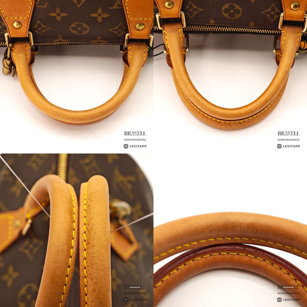 LOUIS VUITTON Speedy 30 M41108 Hand Bag Monogram Canvas Brown 【ImportFeeFREE】