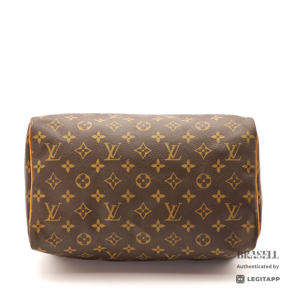 LOUIS VUITTON Speedy 30 M41108 Hand Bag Monogram Canvas Brown 【ImportFeeFREE】