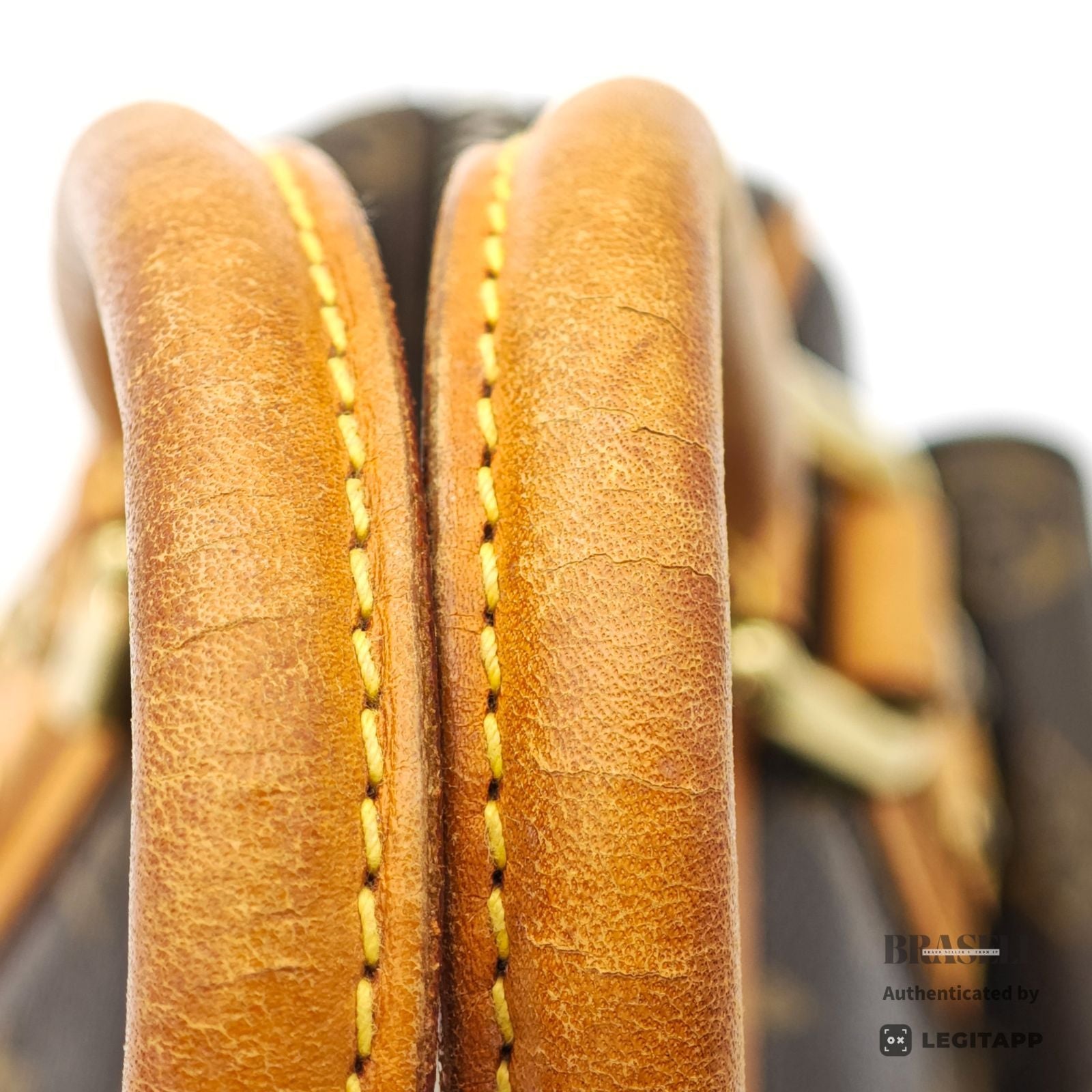 LOUIS VUITTON Monogram Manhattan PM Handbag Brown Unisex【ImportFeeFREE】